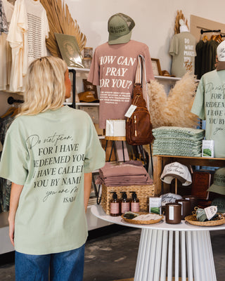 Known + Redeemed Tee - Sage