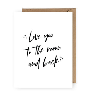 Love You to the Moon and Back Greeting Card