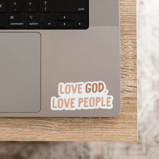 Love God, Love People Sticker