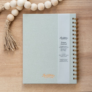 Prayer Journal - Green Linen