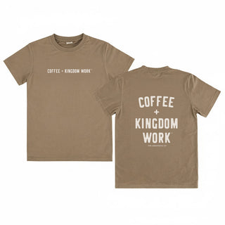 Coffee + Kingdom Work™ Tee - Brown