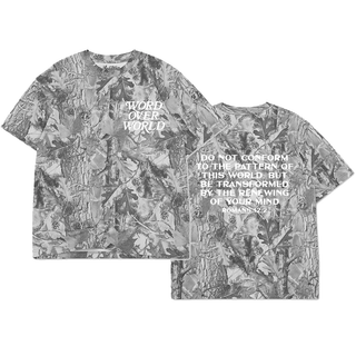 Word Over World Oversized Camo Tee