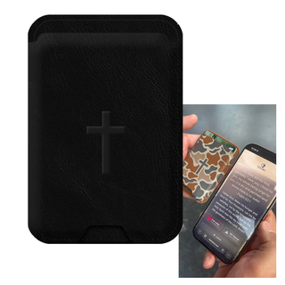 Tap To Pray® Magnetic Wallet - Onyx