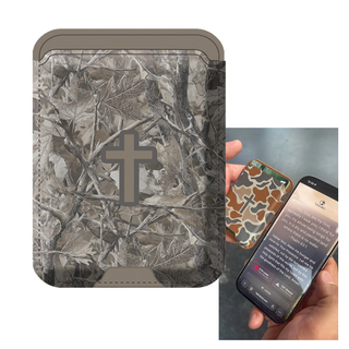 Tap To Pray® Magnetic Wallet - Smoke Camo