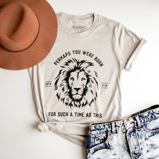 🔵 For Such a Time as This Lion Tee | Size S-2XL (Imperfect)