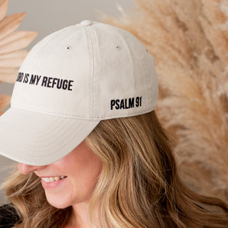 The Lord is My Refuge Hat