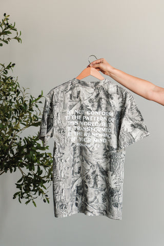 Word Over World Oversized Camo Tee