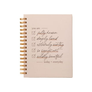You are Fully Known Checklist Hardcover Journal