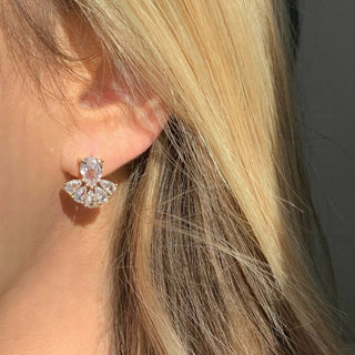 Lux Stud Earrings - Diamond Statement Studs