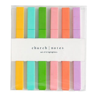 Radiant Highlights – Bible Study Highlighter Set of 6 Colors