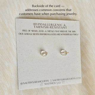 Lux Stud Earrings - Diamond Statement Studs