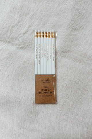 The Fruit of the Spirit Set | Encouraging Faith Pencils