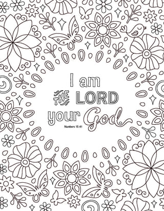 Color the Bible for Girls: Paperback / English