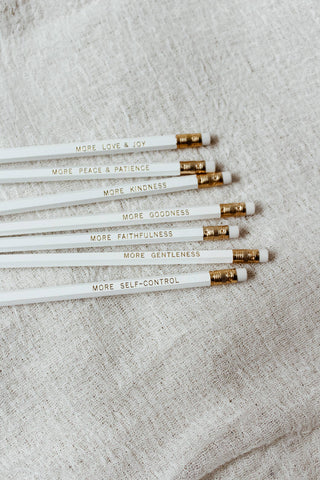 The Fruit of the Spirit Set | Encouraging Faith Pencils