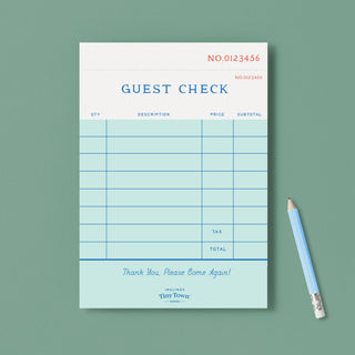 Inklings Tiny Town™ Play Notepad - Guest Check