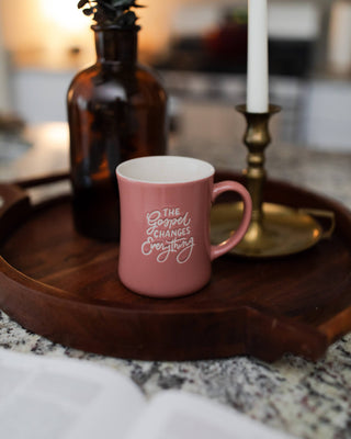 The Gospel Changes Everything Primrose Mug
