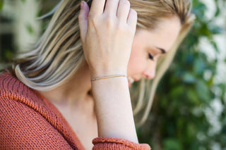 30th Milestone Birthday Bracelet - A Bead for Each Year: Yellow Gold