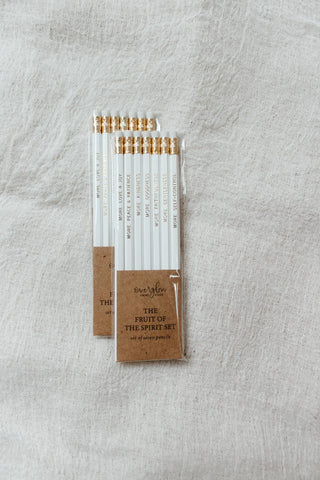 The Fruit of the Spirit Set | Encouraging Faith Pencils