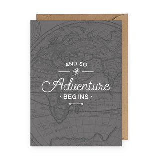 And So The Adventure Begins Greeting Card