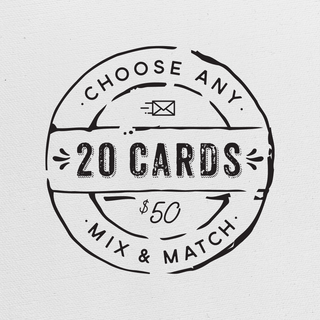 Choose Any 20 Greeting Cards