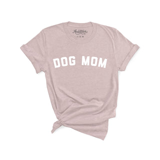 Dog Mom Tee - Dusty Pink