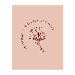 Fearfully and Wonderfully Made (Peach)
