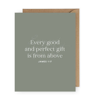 Every Good and Perfect Gift Greeting Card