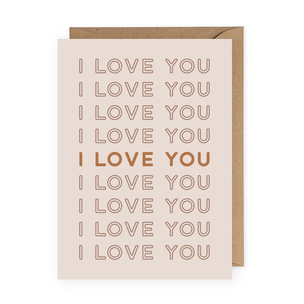 I Love You Greeting Card – The Anastasia Co.