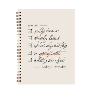 You are Fully Known Checklist Journal