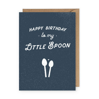 Happy Birthday to My Little Spoon Greeting Card