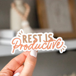 Rest is Productive Sticker