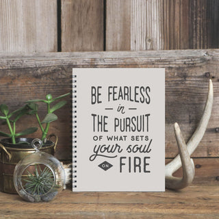 Be Fearless Softcover Notebook