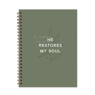 He Restores My Soul Softcover Journal