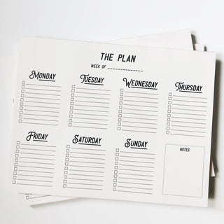 Organization Pack - Set of 3 Notepads